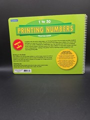 Set of 3 Lakeshore Printing Numbers ,Upper &Lower Case Letters Practice Books