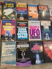 27 Old Vintage UFO Flying Saucer Paperback Book Lot Conspiracy Alien Final War