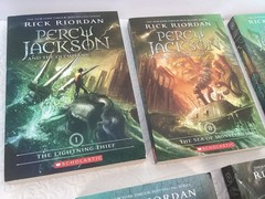 Set/5- Rick Riordan/Percy Jackson & the Olympians Series Books 1-5 Paperbacks