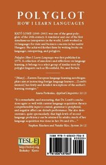„Polyglot: How I Learn Languages” by Kato Lomb (TESL-EJ, trade paperback)