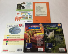Lot of 11 in 9 Dinosaur Early Readers Books / Levels 2 & 3 / Dino Dinsaurs