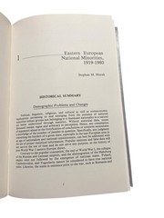 Eastern European National Minorities, 1919-1980 : A Handbook. Hardcover
