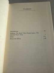 Classics of Naval Literature. Midway. Fuchida/Okumiya. Naval Institute Press.