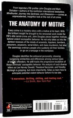 The Anatomy of Motive, John E. Douglas Mark Olshaker, PB Very Good 9780671023935