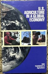 US Agriculture in a Global Economy: 1985 Yearbook of Agriculture, Hardcover
