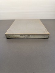 Vtg Yacht Log Book Boating Captains Log Guest Book Leatherette Samuel Ward Bt28