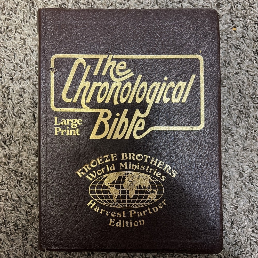 The Chronological Bible(Large Print) King James Version – Kroeze Brothers World
