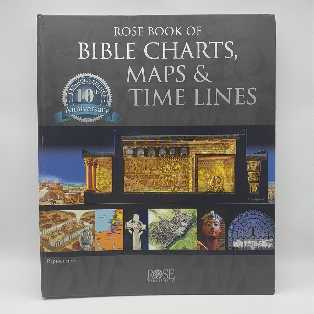 Rose Book of Bible Charts, Maps, and Time Lines – Spiral-bound – Excellent