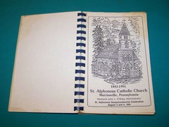 St. Alphonsus Catholic Church Murrinsville Pennsylvania Cookbook 1991 PA