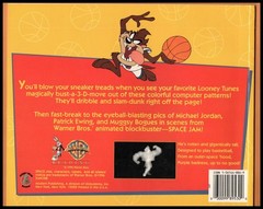 Lot Of 4 Space Jam Books Eye Illusions Michael Jordan Looney Tunes