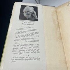 The Crime of Imprisonment by George Bernard Shaw-First Edition/Dust Jacket-1946