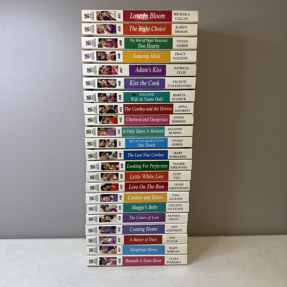 Vintage Zebra Historical Romance Paperback Lot Of 22 Varied Authors 1998