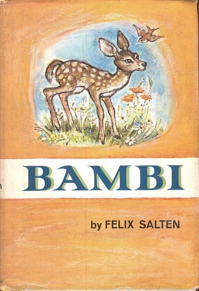 Bambi Felix Salten Deer Fawn Junior Deluxe Editions Book Hardcover Dust Jacket