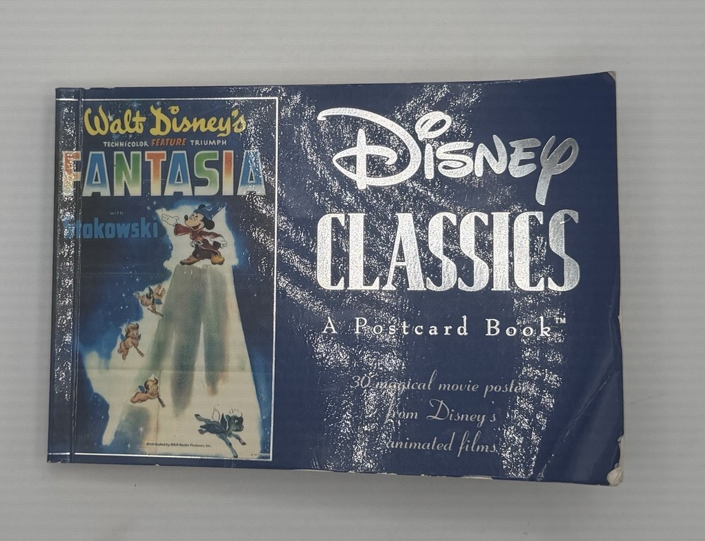 DISNEY CLASSICS: A POSTCARD BOOK By Walt Disney Productions 1991