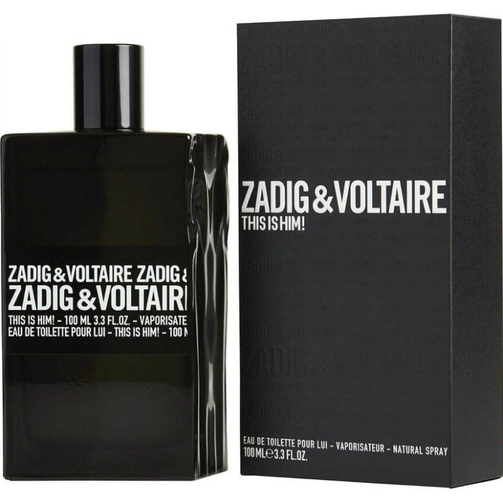 This Is Him! by Zadig & Voltaire Cologne EDT 3.3 / 3.4 Oz New in Box