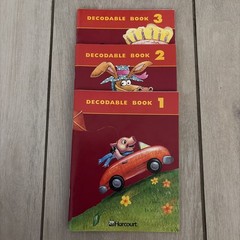 Harcourt Decodable Books Set 1 2 3 Early Reader Phonics Softcover Lot Learning