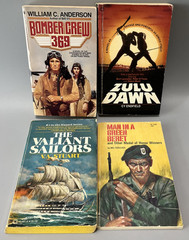 War Military Combat Vintage Paperbacks Fiction Non-Fiction Assorted Lot of 12