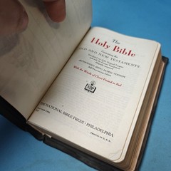 Holy Bible Red Letter National Bible Press Leather