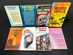 Vintage Science Fiction Ace Double Paperback Lot 8 Books 13 Stories PBO Firsts
