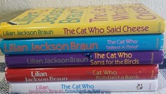 Lilian Jackson Braun „The Cat Who” 5 Book Lot G.P. Putnam’s Sons Hardcover