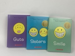 Smile, Sisters, and Guts: the Box Set by Raina Telgemeier