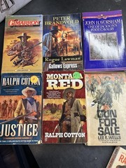 50+ WESTERN Book Lot Classic Cowboy Action ZANE GREY BRAND KELTON Vintage