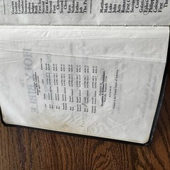 Holy Bible Premium Bonded Leather B&H KJV Giant Print Edition Red Letter 1982 Bl