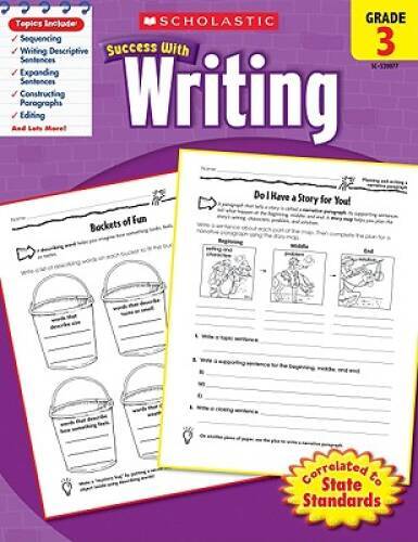 Scholastic Success with Writing, Grade 3 – Paperback By Scholastic – VERY GOOD