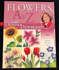 FLOWERS A to Z with Donna Dewberry – 144 Pages – Paint your Favorites !