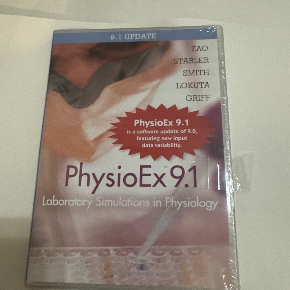 PhysioEx 9.1: Laboratory Simulations in Physiology Disk only