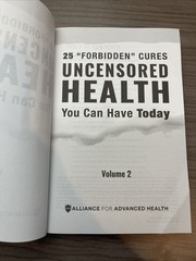 25 Forbidden Cures Uncensored Health You Can Have Today Volume 2 Paperback