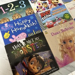 Lot Of 9 Paperback Books Children’s Preschool Mixed Titles Barbie, Peppa, Paw…
