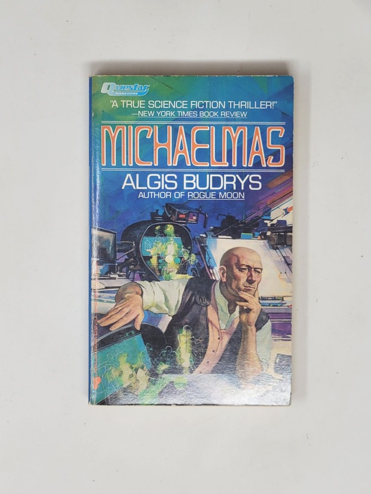 ALGIS BUDRYS (JAMES GURNEY SIGNED) 1ST POPULAR LIBRARY EDITION- Michaelmas, 1986