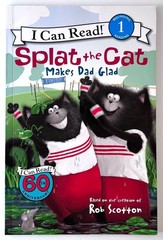 2 Book Lot – Splat the Cat I Can Read Level 1 – Children’s Books – Larger Print