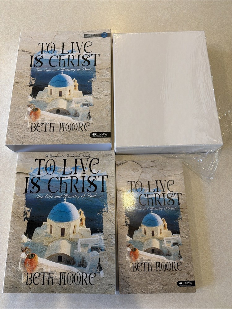 TO LIVE IS CHRIST Life and Ministry of Paul Beth Moore Kit Lifeway *READ MISSING