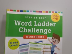 Step-By-Step Word Ladder Challenge Workbook Grades 4-5 Michelle Gajda Pre-owned