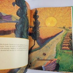 Lot of 2 Great Names Da Vinci Renaissance Painter and Van Gogh Modern Artist HC