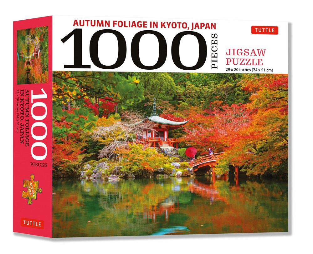 Autumn Foliage in Kyoto, Japan – 1000 Piece Jigsaw Puzzle: for Adults and Famili