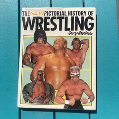 The New Pictorial History of Wrestling Hardcover Signed By Dusty Rhodes