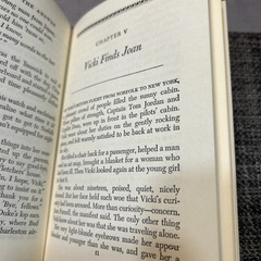 Vicki Finds the Answer Hardcover Book Helen Wells Flight Stewardess Series 1947