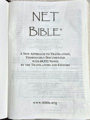 The Net Bible • New English Translation • (2005 • Bonded Burgundy Leather) Good