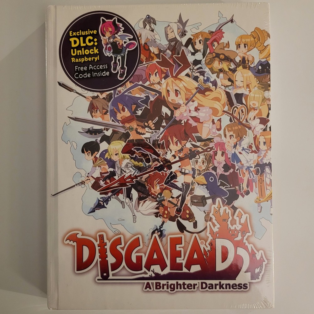 Disgaea D2: A Brighter Darkness Prima Official Game Guide Hardcover NEW!