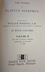 „Works of Josephus” Replacement Volume II Baker Book House Hardcover Set 1980