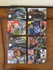 Lot of 6 Jurassic World – Camp Cretaceous Deluxe Junior Novelization 1-4 HC + 2