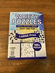 Take a Break Variety Puzzles Adult Activity Book Easy And Fun Large Print 100+