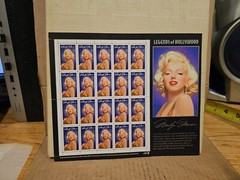 Marilyn Monroe,A Biography,Norman Mailer,1973,Photos,Postage Stamp,History
