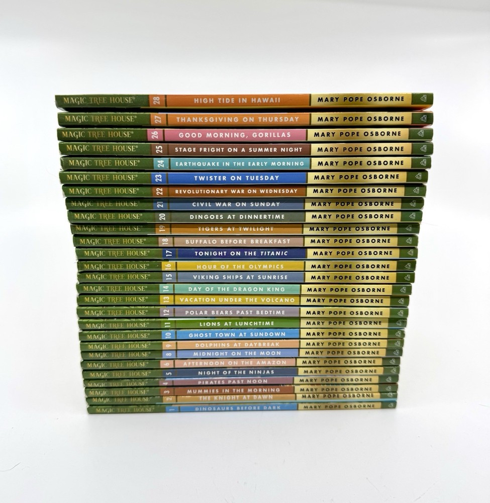 Magic Tree House Mary Pope Osborne Paperback Books 1-28 **#7 MISSING***