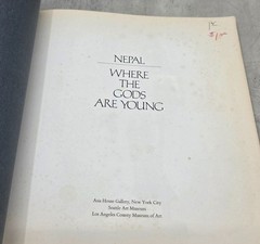 Vintage Asia Society Nepal Where The Gods Are Young Book Pratapaditya Pal 1975