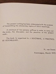 SILOISM: DOCTRINE PRACTICE VOCABULARY H Van Doren VinTagE BooK