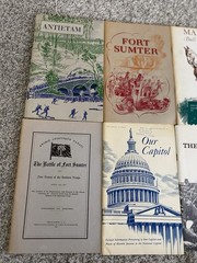 Lot Of 8 Vtg National Parks Historical Handbooks & similar War History Books 60s